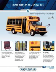 MICRO BIRD® G5 GM - SCHOOL BUS - Brightbill