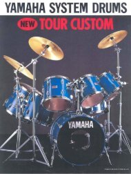 YAMAHA SYSTEM DRUMS - La Toile des batteurs