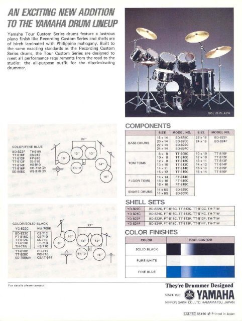 YAMAHA SYSTEM DRUMS - La Toile des batteurs