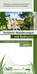 GefÃ¼hrte Wanderungen und Radtouren 2013 - Ferienland Reichshof