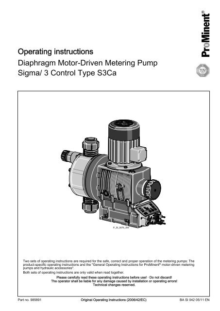 Canister pump Lifting metering pump DIN 45