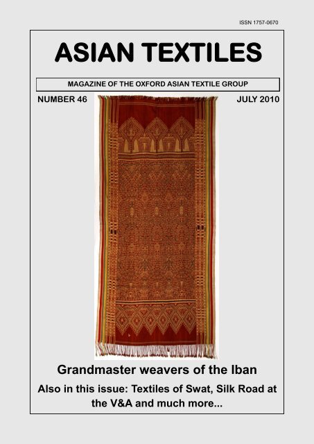 ASIAN TEXTILES - OATG. Oxford Asian Textile Group