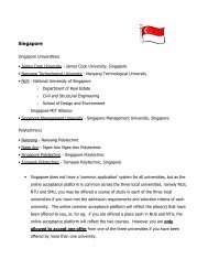 Singapore - International School Bangkok