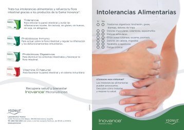 Flyer Intolerancias Alimentarias