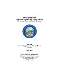 STATE OF NEVADA - Division of Child and Family Services