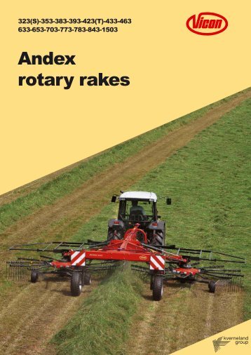 Andex rotary rakes - ACI Distributors