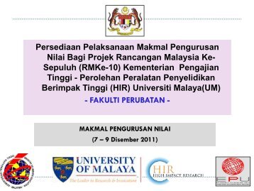 Lampiran 5 - Fakulti Perubatan - Universiti Malaya