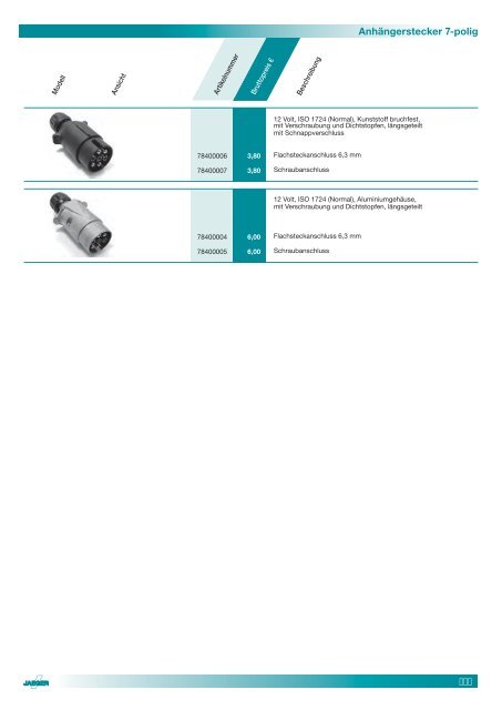 Elektrosatz-Katalog 2012