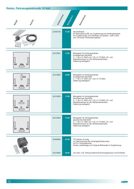 Elektrosatz-Katalog 2012