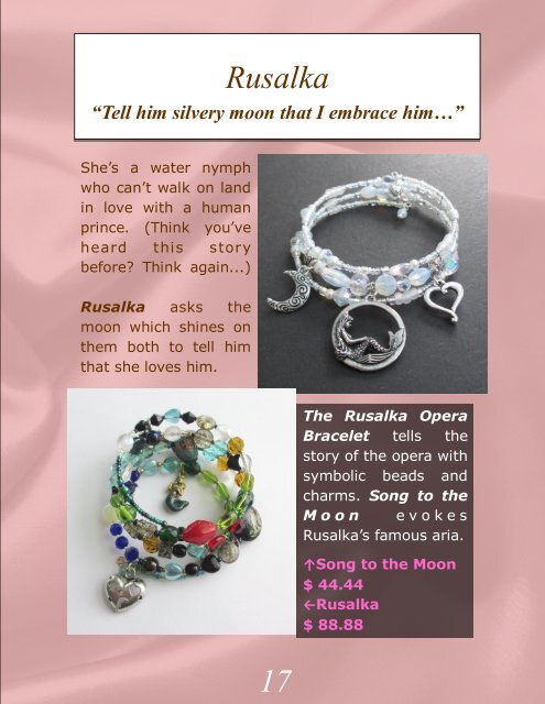 Opera Bracelets Valentines Book 2015