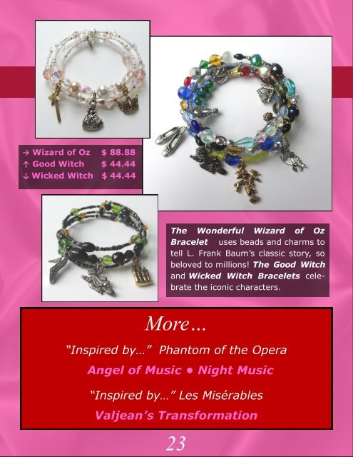 Opera Bracelets Valentines Book 2015