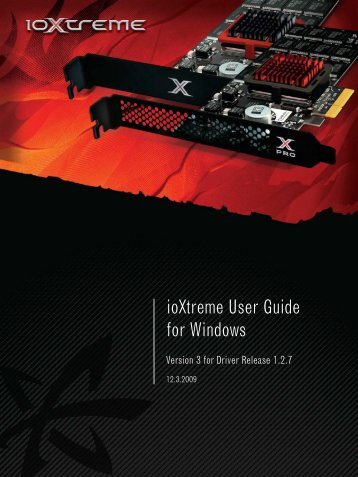 for Windows ioXtreme User Guide - Fusion-io