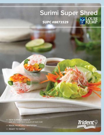 Louis KempÂ® Surimi Super Shred