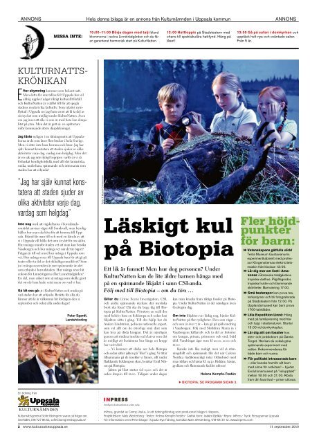 Programtidning 2010 - KulturNatten Uppsala