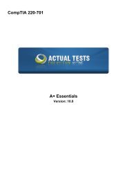 CompTIA 220-701 A+ Essentials - Elktech.org