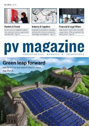 Green leap forward - PV Magazine