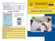 CARTILLA DEL ELECTOR - ONPE
