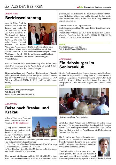 Download Ausgabe 3 2013 - Wiener Seniorenbund