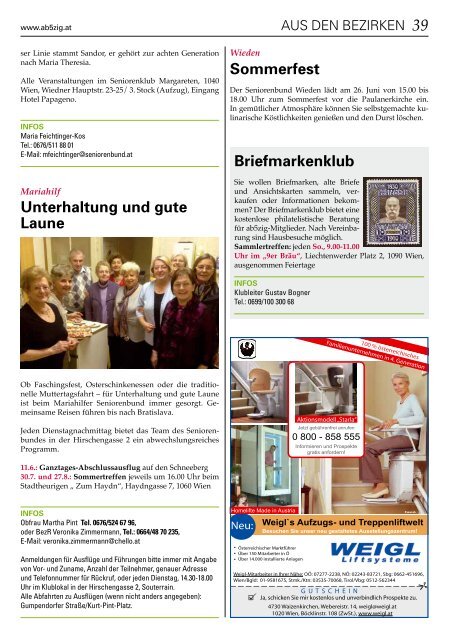 Download Ausgabe 3 2013 - Wiener Seniorenbund