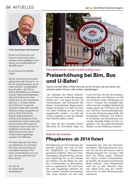 Download Ausgabe 3 2013 - Wiener Seniorenbund