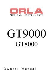 GT9000/GT8000 - Orla
