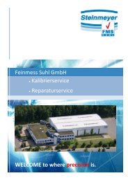 Feinmess Suhl GmbH • Kalibrierservice • Reparaturservice ...