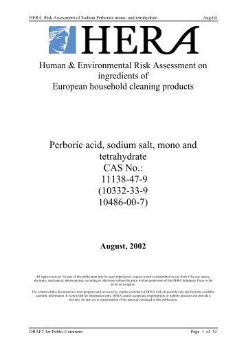 Full (PDF) - Human and Environmental Risk Assessment