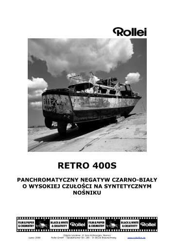 retro 400s panchromatyczny negatyw czarno-biaÅ‚y o wysokiej ...