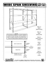 Wide Span Shelving - Madix