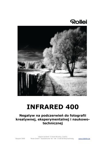 INFRARED 400 Negatyw na podczerwieÅ„ do fotografii kreatywnej ...