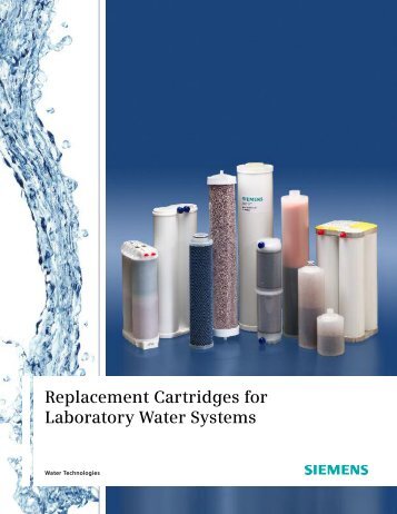 Replacment Cartridges for Lab water systems - Siemens