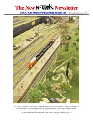 The New Newsletter - NTRAK Modular Railroading Society, Inc.