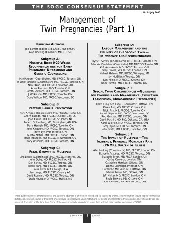 Management of Twin Pregnancies (Part 1)