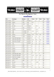 The Massive Development Chart - HANS O. MAHN & CO. KG