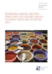 Marketing Manual and Web Directory for Organic Spices, Herbs - ITC