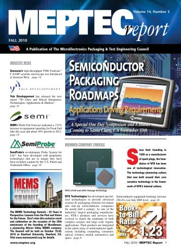 SEMicoNDUctoR PAckAGiNG RoADMAPs - Meptec