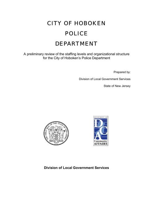 CITY OF HOBOKEN POLICE DEPARTMENT - Hoboken NJ