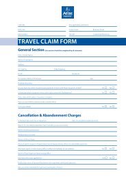 Travel Claim Form - Atlas Insurance Malta