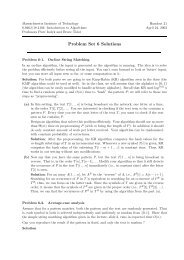 Problem Set 7 - MIT LCS Theory of Computation Group