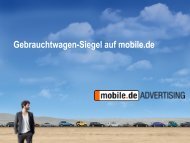 Gebrauchtwagen-Siegel - mobile.de Advertising
