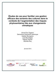 Ãtudes de cas pour faciliter une gestion efficace des ... - Ouranos