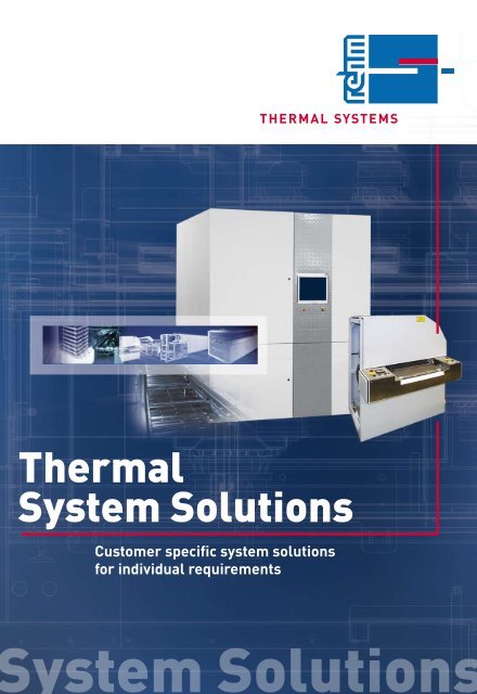 Thermal System Solutions - Rehm Group