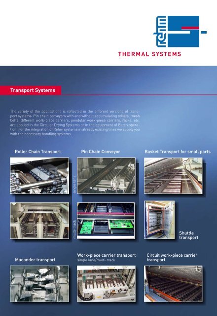 Thermal System Solutions - Rehm Group