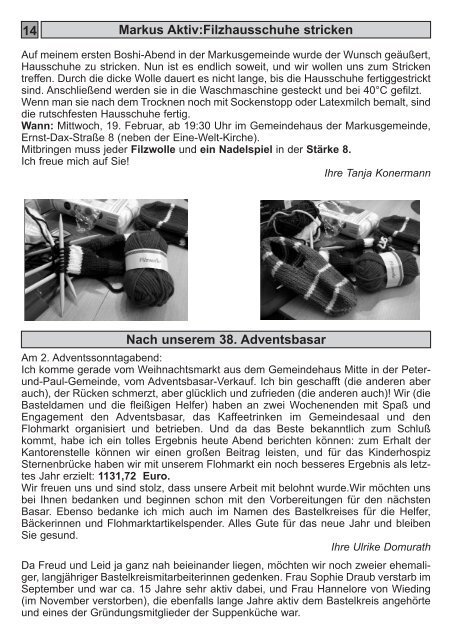 DIE BRÜCKE 64 Februar-März 2014.pdf - Kirchenkreis Rotenburg