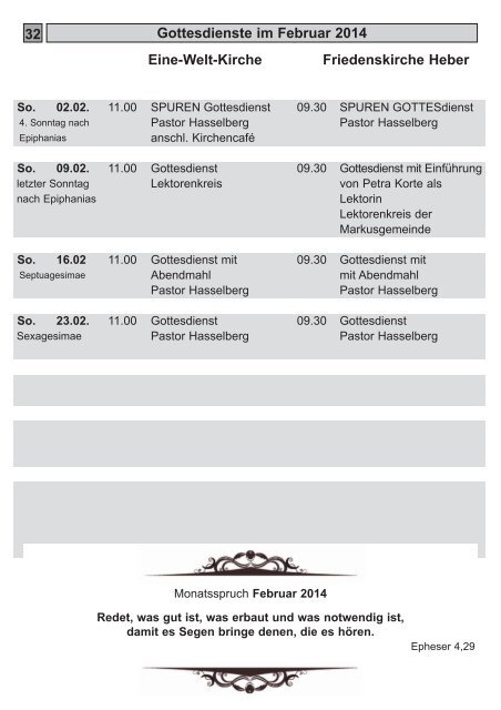 DIE BRÜCKE 64 Februar-März 2014.pdf - Kirchenkreis Rotenburg