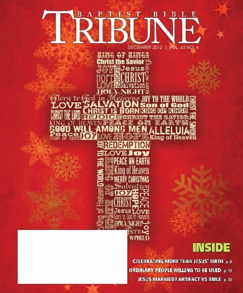 Was Jesus Married Baptist Bible Tribune