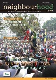 Neighbourhood Kenya 13th Edition - Kara