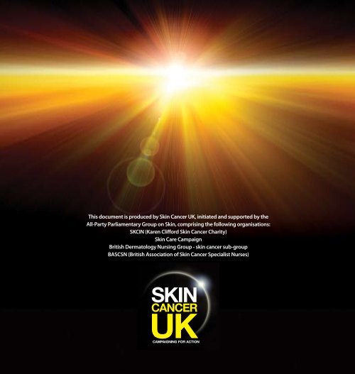 SKIN CANCER IN THE UK: - Skcin