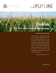 Feed The Future FY 2011–2015 Multi-Year Strategy - Ghana