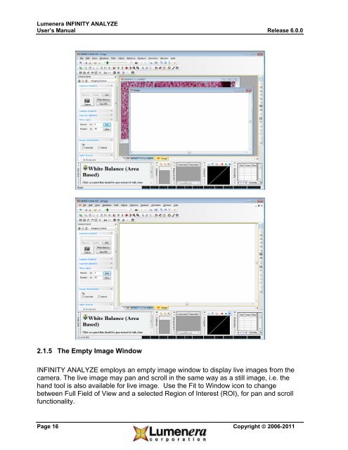 INFINITY ANALYZE User's Manual - Spectra Services